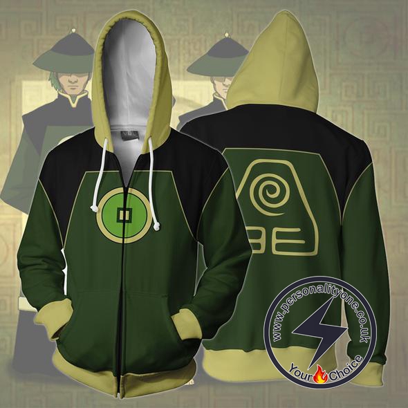 Avatar The Last Airbender Dai Li Agents Zip Up Hoodie Jacket